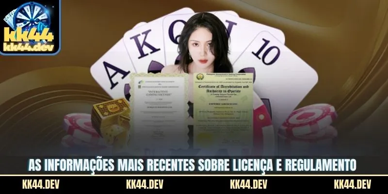 As informações mais recentes sobre licença e Regulamento