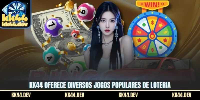 KK44 oferece diversos jogos populares de loteria